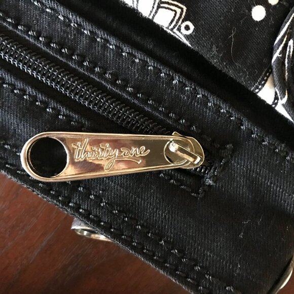 Thirty One Cloth Crossbody Bag with depth expandable - Picture 6 of 7